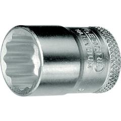 Steckschlüsseleinsatz D 30 3/8 Zoll 12-kant SW 15mm L.30mm GEDORE