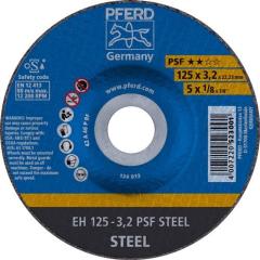 Trennscheibe PSF STEEL D125x3,2mm gekr.STA Bohr.22,23mm PFERD | 25 Stück