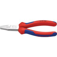 Flachzange DIN ISO 5745 Gesamt-L.160mm verchr.Comfort-Griff KNIPEX