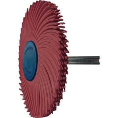 Radialbürstenscheibe Sunburst D.76mm K.220 Rot 10000min-¹ TYROLIT