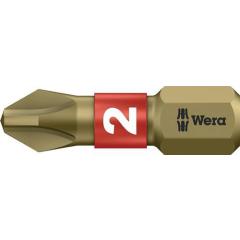 Bit 851/1 BTH 1/4 Zoll PH 1 | Länge 25 mm | BiTorsion,extrahart WERA | 10 Stück