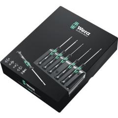 Feinmechanikerschraubendrehersatz 2035/6 A 6tlg.Schlitz/PH WERA