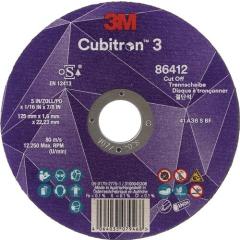 Trennscheibe Cubitron™ 3 D125x1,6mm ger.3M™ Cubitron™ 3 Bohr.22,23mm 3M | 25 Stück