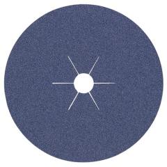 Fiberscheibe D.125mm K.80 INOX ZK TECWERK | 25 Stück