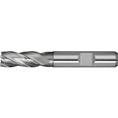 Schaftfräser DIN 844 Typ N, Ø 5 mm HSS-Co8 Weldon Z.4 kurz TECWERK