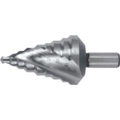 Stufenbohrer Bohrber.6-32mm HSS Spiralnut Z.2 Stufen 9 RUKO