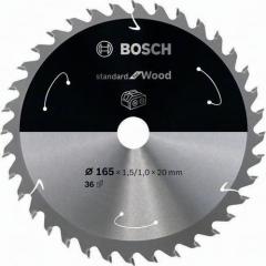 Kreissägeblatt AD 165mm Z.36 WZ Bohr.20mm Schnitt-B.1,5mm HM BOSCH