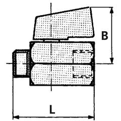 Mini-Kugelhahn VALVE LINE 10mm 3/8 IG/IG DN 8mm RIEGLER | 10 Stück