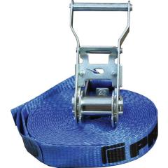Zurrgurt DIN EN 12195-2 L.4m B.25mm m.Ratsche LC U 1500 daN TECWERK