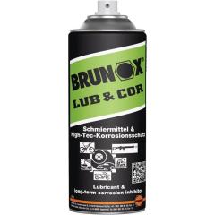 Haftschmiermittel u.Korrosionsschutz LUB&COR® 400 ml Spraydose BRUNOX | 6 Stück