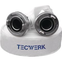 Bau-/Industrieschlauch ID 50mm L.20m weiß TECWERK