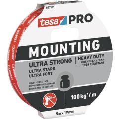 Montageband Mounting PRO Ultra Strong 66792 weiß L.5m B.19mm TESA | 10 Stück