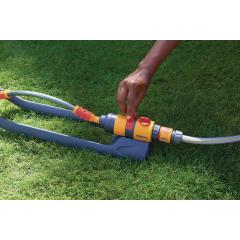 Rechtecksprenger AquaSave PRO XL 350 m² Steckkupplung Kunststoff,Metall HOZELOCK