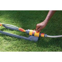 Rechtecksprenger AquaSave PRO XL 350 m² Steckkupplung Kunststoff,Metall HOZELOCK