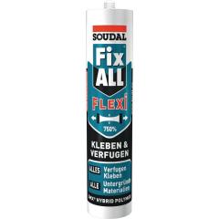 Kleb- u.Dichtstoff Fix All Flexi weiß 470g Kartusche SOUDAL | 12 Stück
