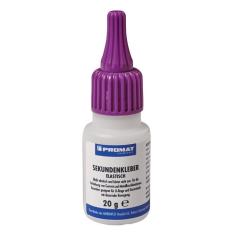 Sekundenkleber elastisch 20g farblos Flasche PROMAT CHEMICALS | 10 Stück