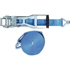 Zurrgurt DIN EN 12195-2 L.8m B.50mm m.Langhebelr.+Spitzh.LC U 5000 daN TECWERK