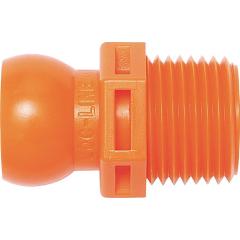 Gewindenippel Gr. 1/2 ” R 1/2 Btl. m. 4 St. Loc-Line