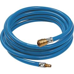 Soft-PVC-Druckluftschlauchset ID 6,3mm AD 11mm L.5m Schnellverschlussk.DN 7,2