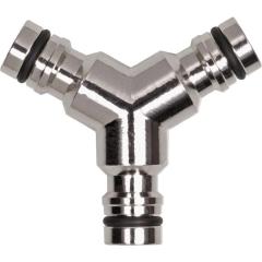 Y-Abzweigstecker GEKA plus MS verchr.SB GEKA | 10 Stück