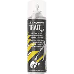 Bodenmarkierspray TRAFFIC PAINT® 500ml weiß AMPERE | 12 Stück