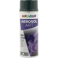 Buntlackspray AEROSOL Art grau glänzend RAL 7016 400ml Spraydose | 6 Stück