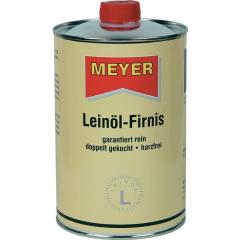Leinöl-Firnis honigfarben 1l Dose MEYER | 6 Stück