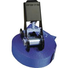 Zurrgurt DIN EN 12195-2 L.8m B.25mm m.Ratsche LC U 800 daN TECWERK
