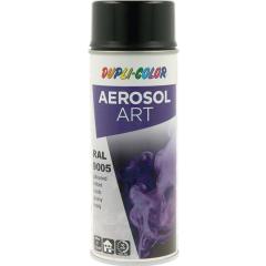 Buntlackspray AEROSOL Art tiefschwarz glänzend RAL 9005 400ml Spraydose | 6 Stück