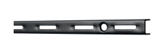 Wandsch.L.1500mm schwarz ma STA einreihige Lochung ALFER ELEMENT SYSTEM | 10 Stück