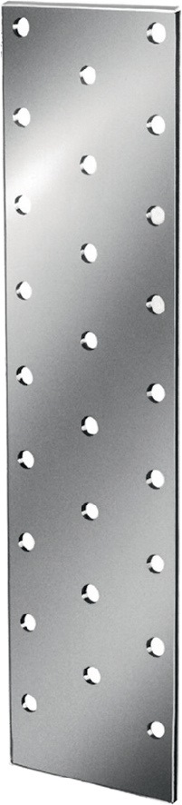 Lochplatte, Stahl sdmverz., | H.200 x B.60 x S.2 mm | - 25 Stück