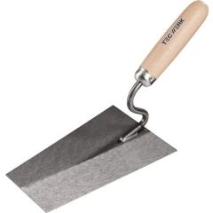 Maurerkelle L.180mm B.125mm m.Buchenholzheft,S-Hals gehär.Stahl,geschl.TECWERK | 10 Stück