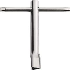 Dreikantsteckschlüssel DIN 22417 A Gr.M10 L.140mm verz.TECWERK