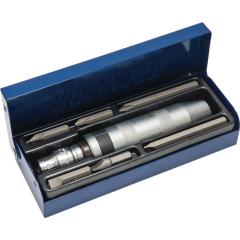Schraubenlösersatz 8-tlg.1/2 Zoll in Stahlbl.-Kass.TECWERK
