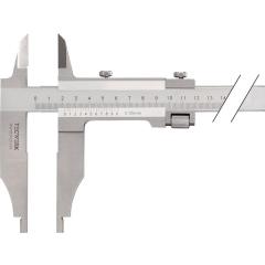 Werkstattmessschieber DIN 862 1000mm m.Spitzen Schnabel-L.150mm TECWERK