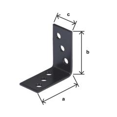 Winkelverb.40x40x20mm Anz.Löcher6 S.2mm z.Schr.GAH | 100 Stück