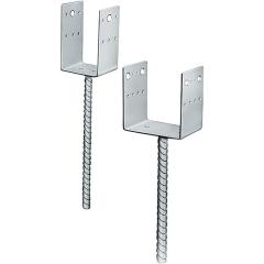 Stützenfuß PPD 100x70x126x5mm STA st.verz.z.Bet.