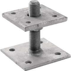 Stützenfuß PPB75G-R 80x80x8mm STA verz.z.Schr.