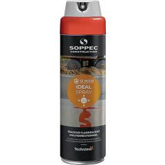 Markierungsspray IDEAL neonrot 500ml Spraydose SOPPEC | 12 Stück