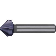 Kegelsenker DIN 335 90Grad D.10,4mm HSS TiAlN Z.3 Schaft-D.6mm RUKO