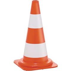 Leitkegel H.500mm tagesleuchtend G.1,05 kg,28,5x28,5cm | 10 Stück