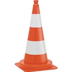 Leitkegel H.750mm tagesleuchtend G.3,4 kg,40x40cm | 10 Stück