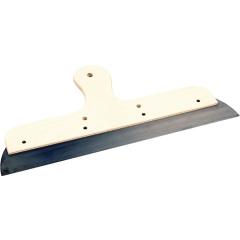 Flächendekorspachtel B.250mm Holzgr.poliertes Stahlblatt HAROMAC
