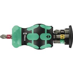 Magazinbithalter KK Stubby Magazin RA 2 6-tlg.BZT Schlitz/PH/PZ/TORX® WERA