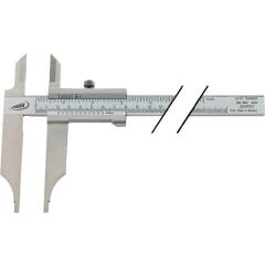 Werkstattmessschieber DIN862 1000mm m.Spitzen Schnabel-L.150mm H.PREISSER