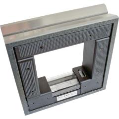 Rahmenwasserwaage DIN 877 Genauigk.0,1 mm/m 0,6 mm/m 200x200x42mm ROECKLE