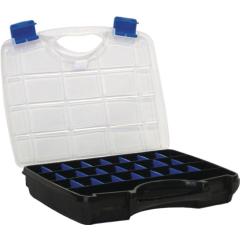 Sortimentskasten Basic Line B460xT350xH81mm 26 Fächer m.Profilraster