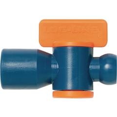 Absperrventil Gr.1/4 Zoll m.IG Btl.m.2 St.LOC-LINE