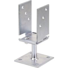 U-Pfostenträger 71-131x110x70x100mm galv.verz.d.pass.breiverstel,zum Aufschr.GAH