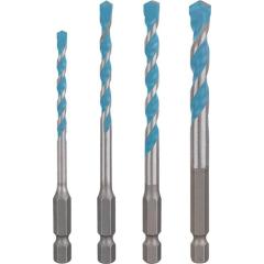 Bohrer-Set EXPERT HEX-9 MultiConstruction 4-tlgArbeits-L45/50/60/50 mm D4/5/6/8 mm